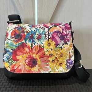 Borsa Bella Floral Crossbody Messenger Bag